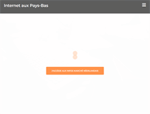 Tablet Screenshot of internetauxpaysbas.com